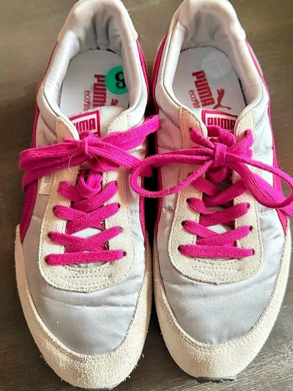 Puma Easy Rider Vintage Women's Sneakers White & Pink US 8